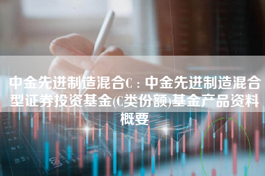 中金先进制造混合C : 中金先进制造混合型证券投资基金(C类份额)基金产品资料概要