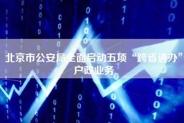 北京市公安局全面启动五项“跨省通办”户政业务