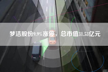 梦洁股份9.9%涨停，总市值31.53亿元