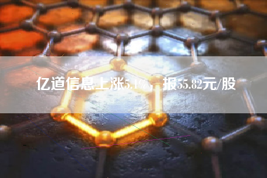 亿道信息上涨5.1%，报55.82元/股