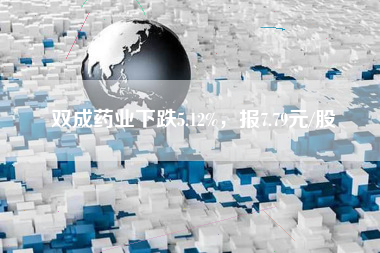 双成药业下跌5.12%，报7.79元/股