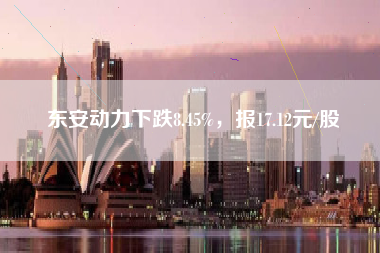 东安动力下跌8.45%，报17.12元/股