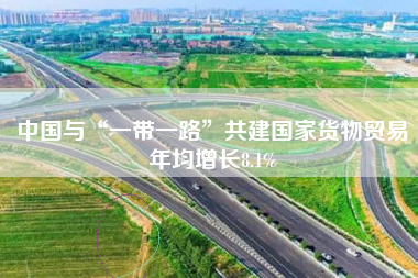 中国与“一带一路”共建国家货物贸易年均增长8.1%